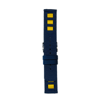 Watch Strap 22 Fabric & Leather Watch Straps